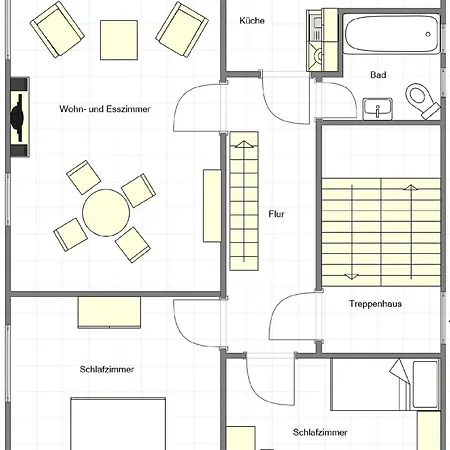 Apartamento Ferienwohnung In Mit Moebliertem Balkon *